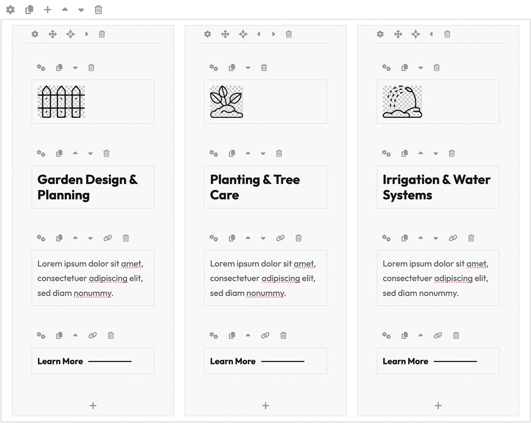 Page builder